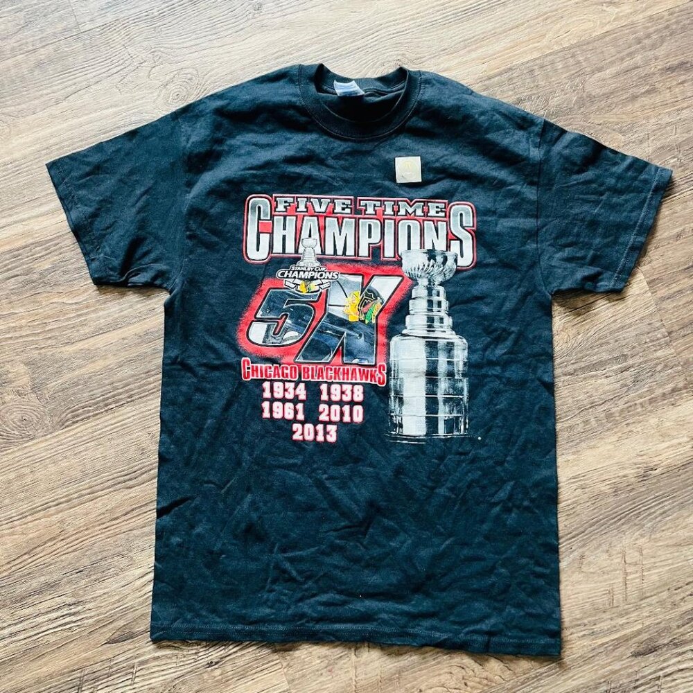Chicago Blackhawks New Stanley Cup Champs Shirt Medium